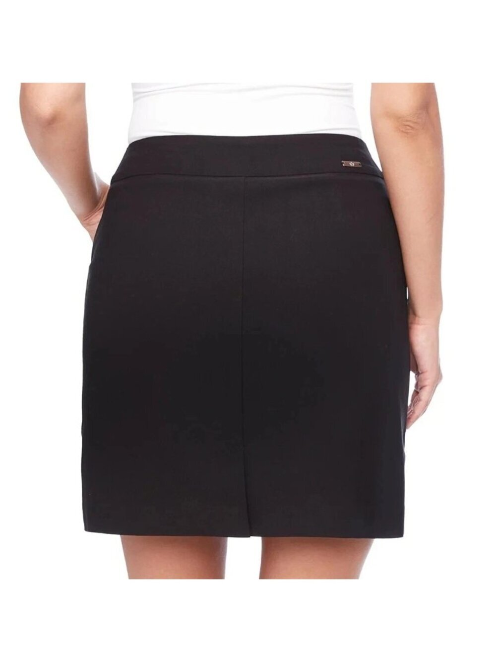 NWT S.C. & Co. Women's XS Tummy Control Black Pull-On Skirt Stretch B1390 - Picture 2 of 15